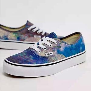 VERY RARE Vans Authentic/MOMA Ltd. Ed. Monet’s “Waterlilies” Sneakers.